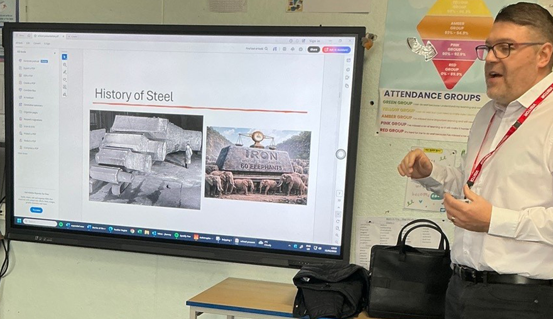 Sheffield Forgemasters teams up with local Primary School