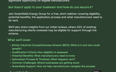 Free Webinar: Could Your Business Benefit from the British Industrial Competitiveness Scheme (BICS)?